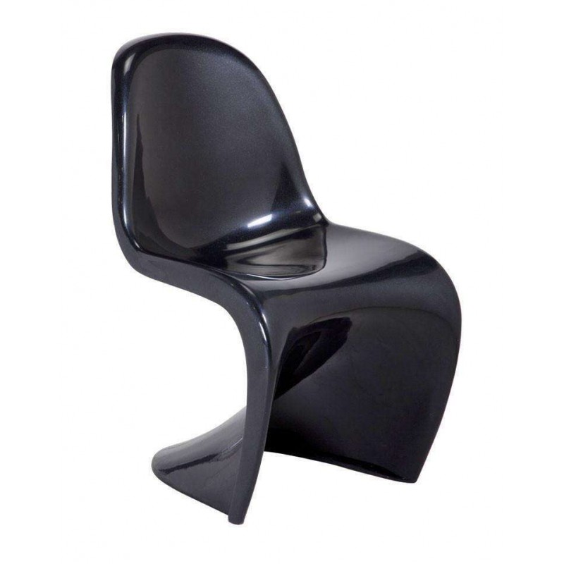 Cre8tion Fiberglass Waiting Chair, Black, WC001BK (NOT Included Shipping Charge) 